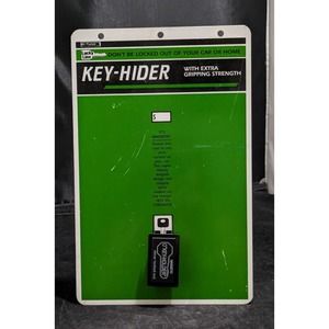 Vintage LUCKY LINE Key Hider Hardware Store Counter Sales Ad Display Sign Magnet